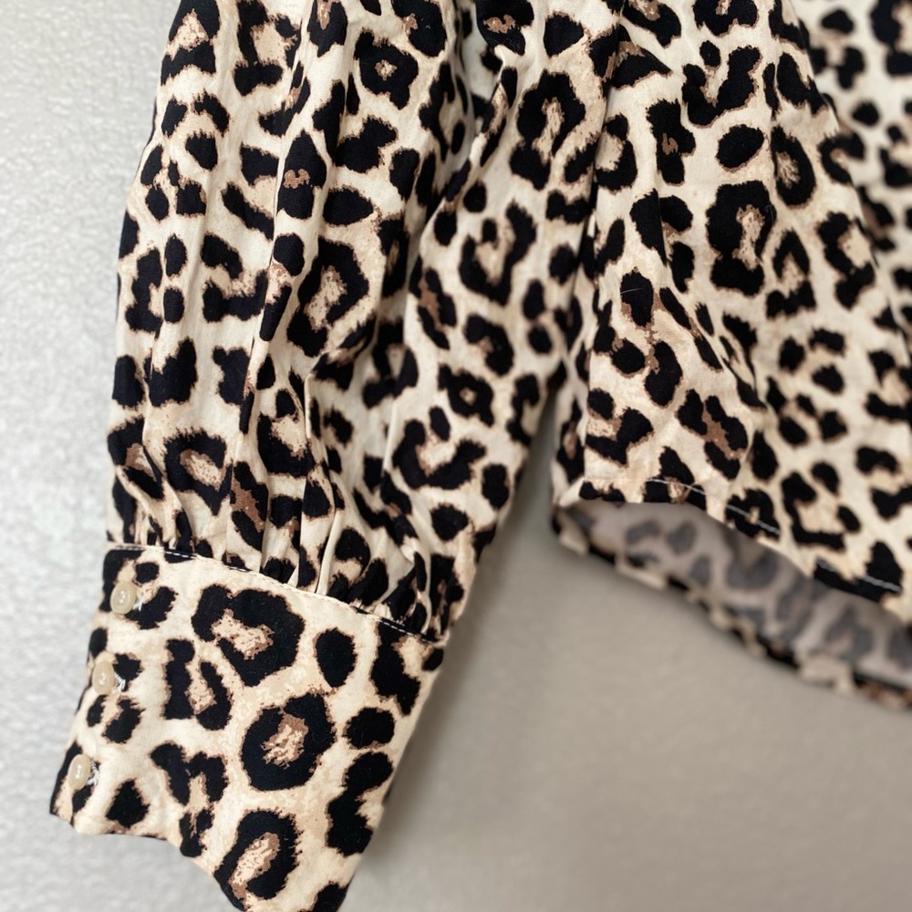 HM Leopard Ruffle Top - Picture 3 of 3